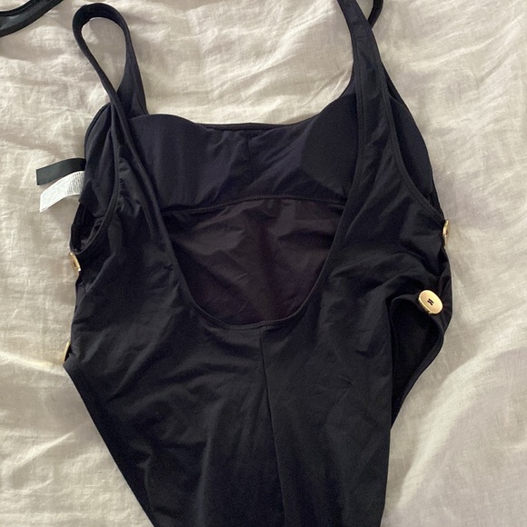 💖HP💖 LA BLANCA Women’s Standard Anniversary Suit 2 Button Swimsuit Size 12 - Picture 4 of 5